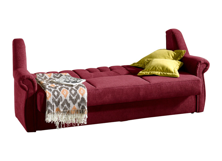 Polstergruppen - Frei im Raum aufstellbare Polstermöbel mit Federkernpolsterung, in Farbe BRAUN, in Ausführung Polstergruppe, 3-teilig Ansicht 6