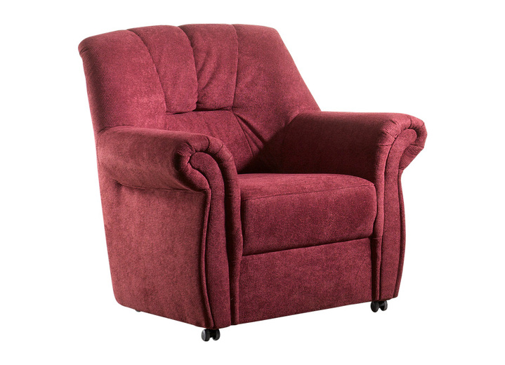 Polstergruppen - Frei im Raum aufstellbare Polstermöbel mit Federkernpolsterung, in Farbe BEIGE, in Ausführung Sessel Ansicht 3