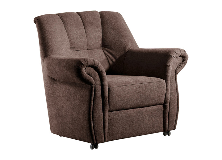 Polstergruppen - Frei im Raum aufstellbare Polstermöbel mit Federkernpolsterung, in Farbe BEIGE, in Ausführung Sessel Ansicht 12