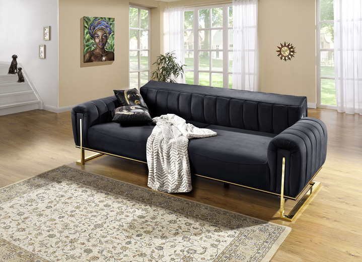 Polstergruppen - Frei im Raum aufstellbare Polstermöbel mit stabilem Metallgestell, in Farbe ANTHRAZIT, in Ausführung Sessel Ansicht 3