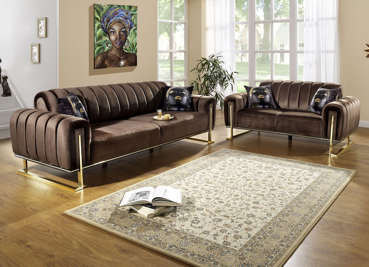 Polstergruppen - Frei im Raum aufstellbare Polstermöbel mit stabilem Metallgestell, in Farbe ANTHRAZIT, in Ausführung Sessel Ansicht 8