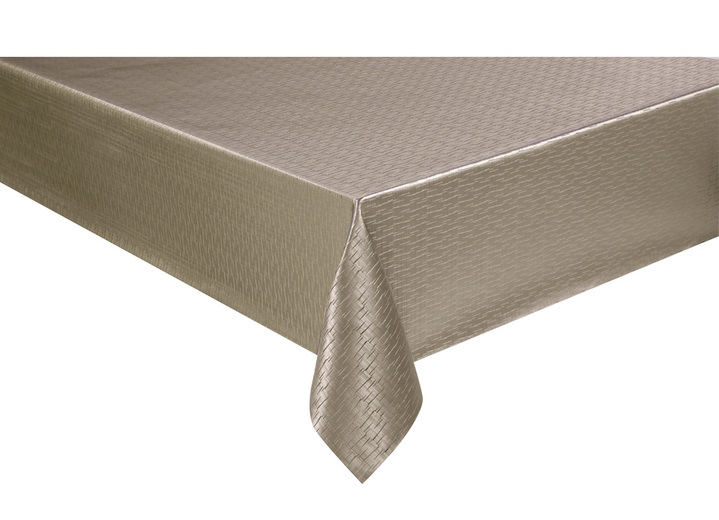 - Hochwertige Tisch- und Raumdekoration, einfach zu reinigen, in Größe 110 (Läufer, 40/140 cm) bis 404 (Kissenbezug, 40/ 40 cm), in Farbe TAUPE Ansicht 1