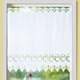 Klassisch - Kurzstore mit Blumen in Macramé-Spitze – Farbe WEISS – Ansicht 1 Klassisch - Kurzstore mit Blumen in Macramé-Spitze, in Größe 823 (35x120 cm) bis 890 (90x225 cm), in Farbe WEISS – Farbe WEISS – Ansicht 1