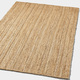 Modern - Handgeflochtene Teppiche aus 100% Jute, in Größe 118 (Brücke, 90x160 cm) bis 314 (Brücke, oval, 120x180 cm), in Farbe BEIGE