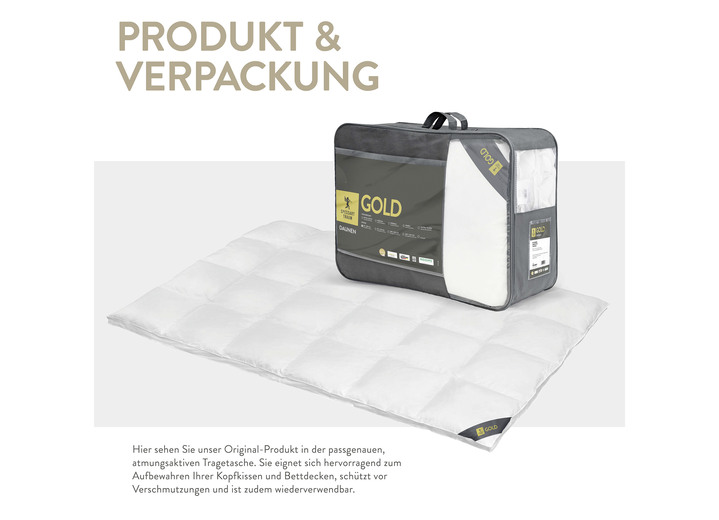 Bettwaren - In Deutschland hergestelltes Daunenprogramm aus dem Hause Spessarttraum Ansicht 15 Bettwaren - In Deutschland hergestelltes Daunenprogramm aus dem Hause Spessarttraum, in Größe 103 (135/200 cm) bis 121 (40/ 80 cm), in Farbe , in Ausführung Blue Kissen Ansicht 15