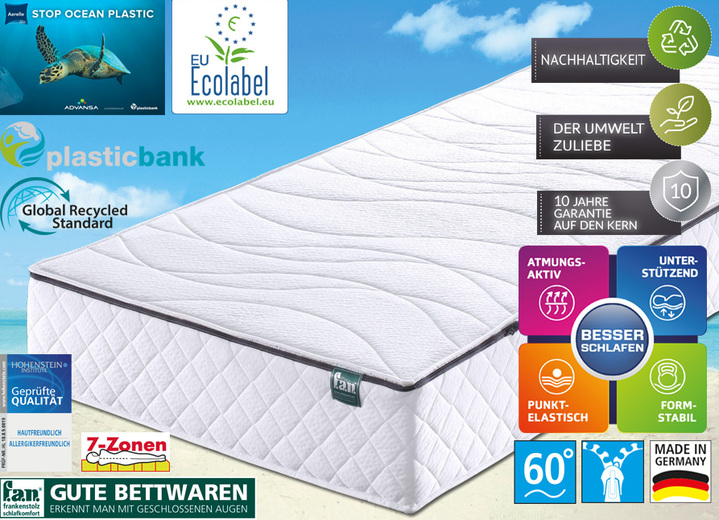 Aerelle Blue 7 Zonen Matratzen Von F A N Matratzen Topper Bader