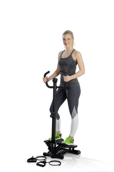 - Swing-Stepper 3-in-1 mit Griff, in Farbe SCHWARZ Ansicht 1