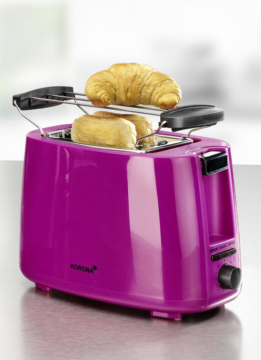 Küchengeräte-Serien - Korona-Frühstücksserie  für den perfekten Genuss, in Farbe BEERE, in Ausführung Toaster Ansicht 1
