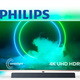 - Philips 4K-Ultra-HD-Ambilight-LED-Fernseher mit integriertem Soundsystem, in Farbe SILBER – Farbe SILBER – Ansicht 1