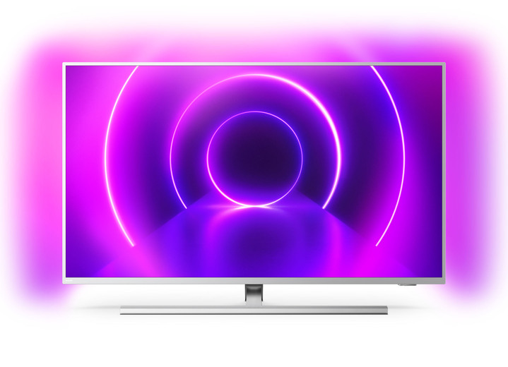 - Philips 4K-Ultra-HD-Ambilight-LED-Fernseher, in Farbe SILBER Ansicht 2