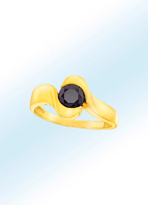 Ringe - Damenring mit echtem Safir, in Größe 160 bis 220, in Farbe