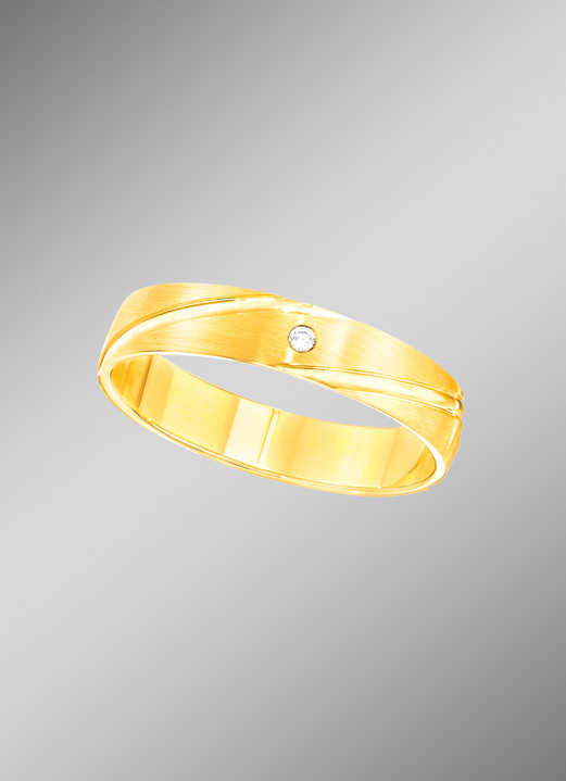 Trauringe - Stilvoll satiniertere Trauringe, in Größe 160 bis 240, in Farbe  Ansicht 3