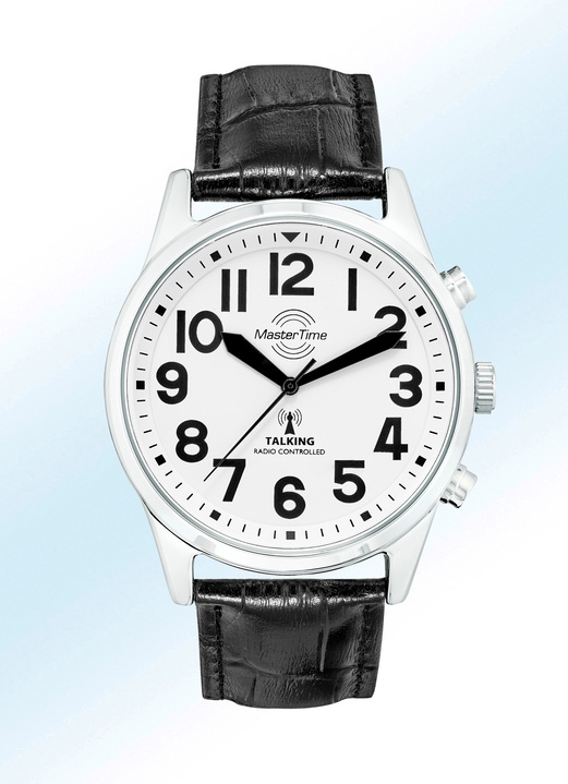 Funk Herrenuhr Mit Sprechender Zeitansage Herrenuhren Bader