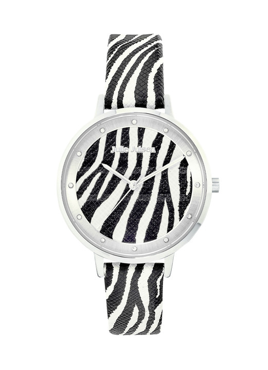 - Moderne Damenuhr mit Lederband, in Farbe  Ansicht 2