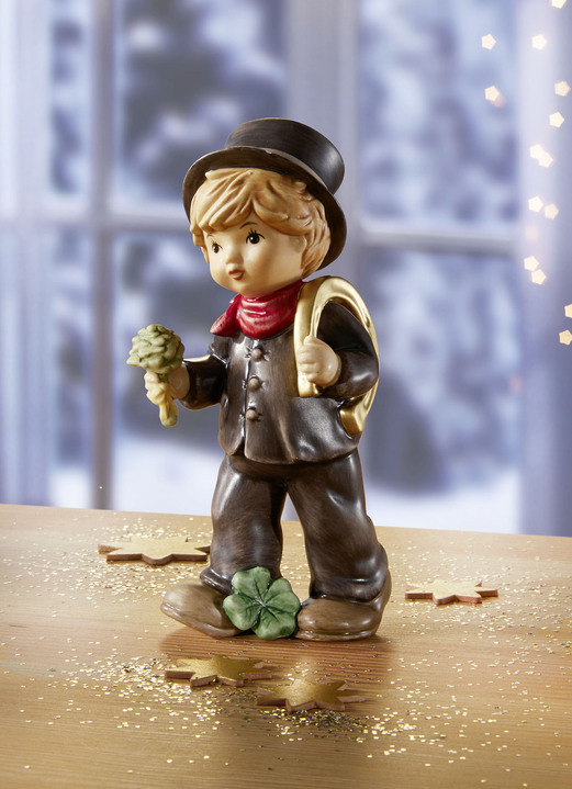 - Goebel Figur Schornsteinfeger mit Swarovski-Kristall, in Farbe BUNT