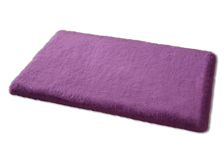 - Vorleger mit rutschhemmender Rückseite, in Größe 100 (Teppich, 50/ 80 cm) bis 109 (Hänge-WC-Vorleger, 60/ 50 cm), in Farbe LILA