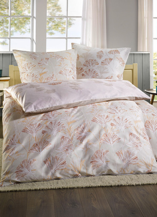 Heimtextilien - Feinbiber Bettwäschegarnitur aus dem Hause Biberna, in Größe 111 (40/80 cm + 135/200 cm) bis 115 (80/80 cm + 155/220 cm), in Farbe GRÜN