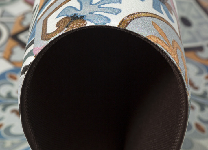 Läufer & Stufenmatten - Strapazierfähiger Küchenläufer und -teppich im Fliesen-Design, in Größe 110 (Küchenläufer, 50 x 150 cm) bis 164 (Küchenteppich, 120 x 170 cm), in Farbe BLAU-GRAU Ansicht 6