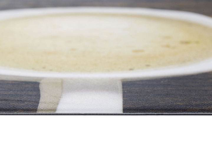 Läufer & Stufenmatten - Küchenläufer Kaffeetassen, mit rutschhemmender Rückseite, in Farbe BRAUN Ansicht 5