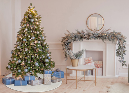 Weihnachtsbaum-Teppich