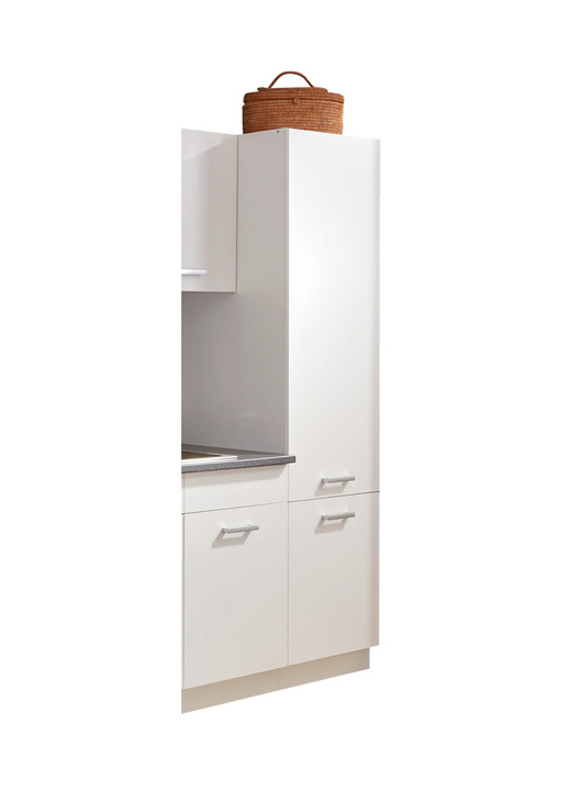 - Zeitlos schöner Seitenschrank, in Farbe WEISS, in Ausführung Seitenschrank Ansicht 1