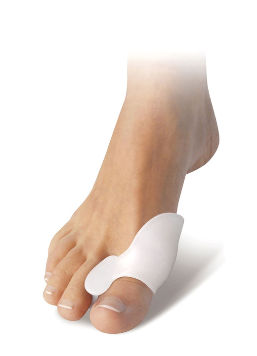 Gesunder Fuß - Gel-Zehenkorrektor mit Schoner Ansicht 2 Gesunder Fuß - Gel-Zehenkorrektor mit Schoner, in Farbe WEISS Ansicht 2