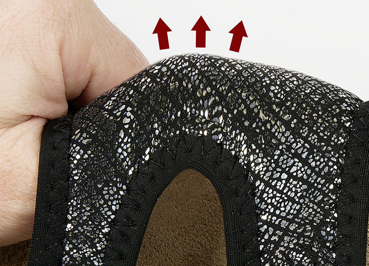 Gesundheitsschuhe - Sandalette von Aerosoft in Weite G–H Ansicht 10 Gesundheitsschuhe - Sandalette von Aerosoft in Weite G–H, in Größe 036 bis 042, in Farbe SCHWARZ, in Ausführung mit elastischem Einschlupf Ansicht 10