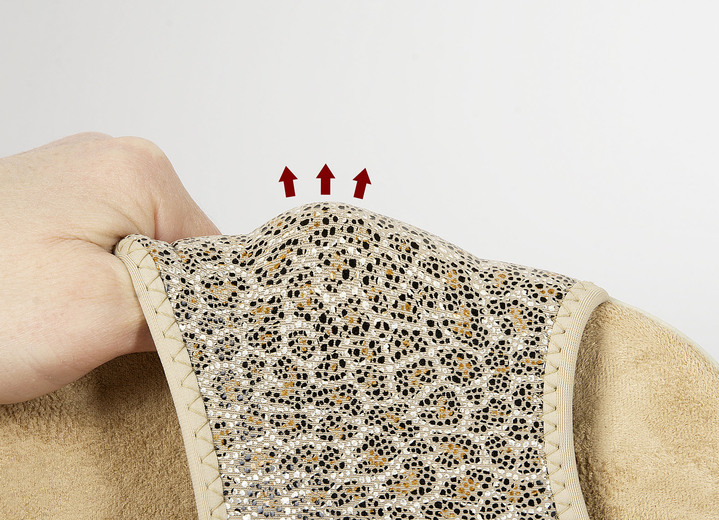 Sandaletten & Pantoletten - Stretch Sommerschuhe wahlweise als Pantolette oder Sandalette Ansicht 3 Sandaletten & Pantoletten - Stretch Sommerschuhe wahlweise als Pantolette oder Sandalette, in Größe 036 bis 042, in Farbe SCHWARZ-LEO, in Ausführung Pantolette Ansicht 3