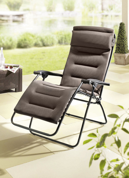 Gartenmöbel - Lafuma Air Comfort Relax-Liege, in Farbe TAUPE, in Ausführung Relax-Liege XL Ansicht 1