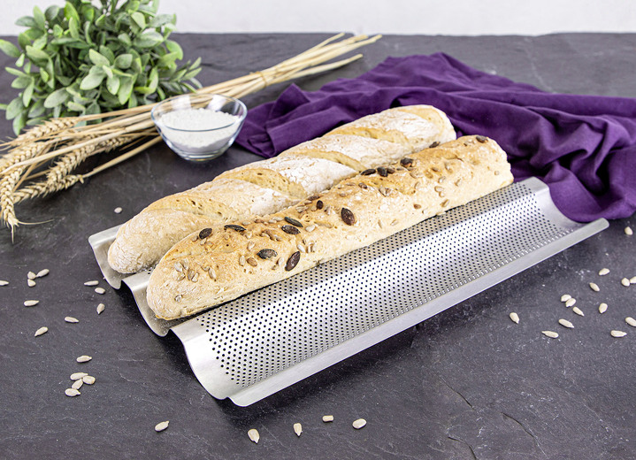 - Baguetteblech aus hochwertigem Edelstahl, in Farbe EDELSTAHL