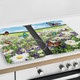 Haushaltshelfer - Herdabdeckplatten mit Sommerwiesen-Motiv – Farbe SOMMERWIESE – Ansicht 3 Haushaltshelfer - Herdabdeckplatten mit Sommerwiesen-Motiv, in Farbe SOMMERWIESE – Farbe SOMMERWIESE – Ansicht 3