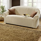 Wohnaccessoires - Stretchbezüge – Farbe CREME – Ansicht 1 Wohnaccessoires - Stretchbezüge, in Größe 101 (Sesselbezug) bis 114 (Sitzflächen-Bezug), in Farbe BEIGE – Farbe CREME – Ansicht 1