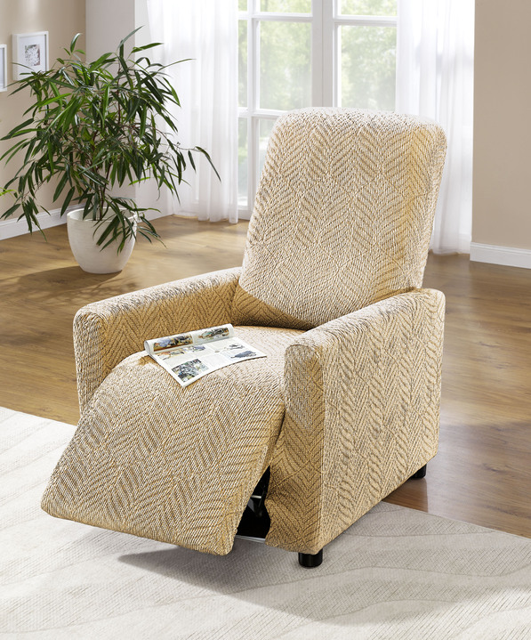 Wohnaccessoires - Stretchbezüge Ansicht 31 Wohnaccessoires - Stretchbezüge, in Größe 101 (Sesselbezug) bis 114 (Sitzflächen-Bezug), in Farbe BEIGE Ansicht 31