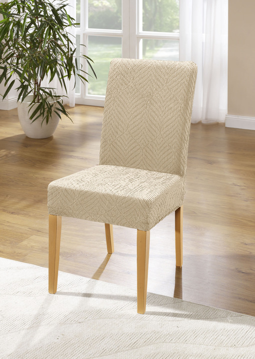 Wohnaccessoires - Stretchbezüge Ansicht 7 Wohnaccessoires - Stretchbezüge, in Größe 101 (Sesselbezug) bis 114 (Sitzflächen-Bezug), in Farbe BEIGE Ansicht 7