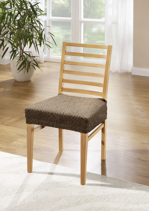 Wohnaccessoires - Stretchbezüge Ansicht 13 Wohnaccessoires - Stretchbezüge, in Größe 101 (Sesselbezug) bis 114 (Sitzflächen-Bezug), in Farbe BEIGE Ansicht 13