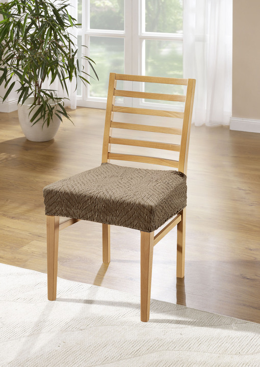Wohnaccessoires - Stretchbezüge Ansicht 18 Wohnaccessoires - Stretchbezüge, in Größe 101 (Sesselbezug) bis 114 (Sitzflächen-Bezug), in Farbe BEIGE Ansicht 18