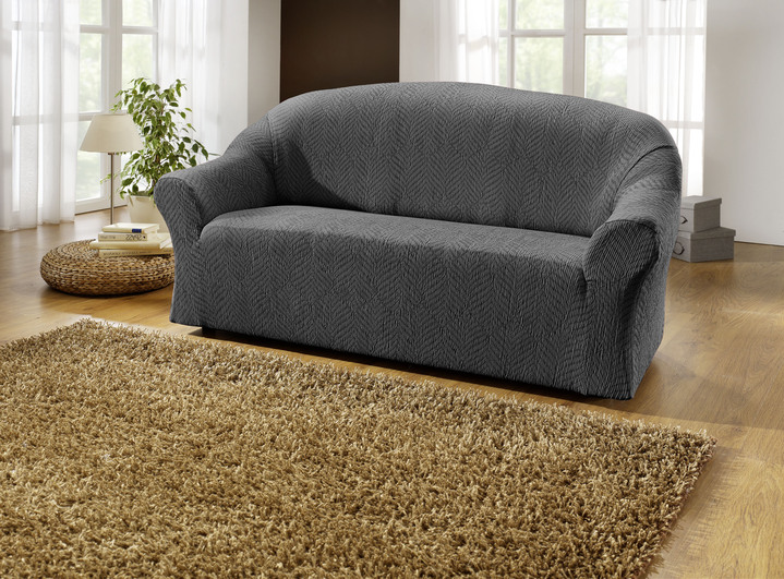 Wohnaccessoires - Stretchbezüge, in Größe 101 (Sesselbezug) bis 114 (Sitzflächen-Bezug), in Farbe BEIGE Ansicht 20