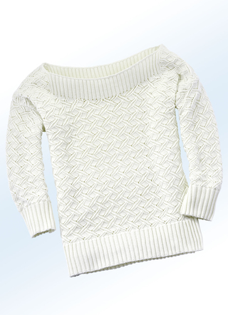 Pullover in 3 Farben mit tollem Struktur- und Ajourdessin