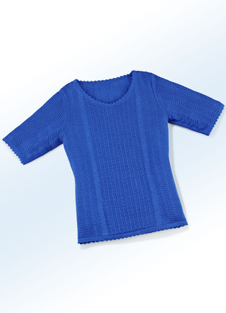 Pulli in 2 Farben mit zauberhaftem Dessin