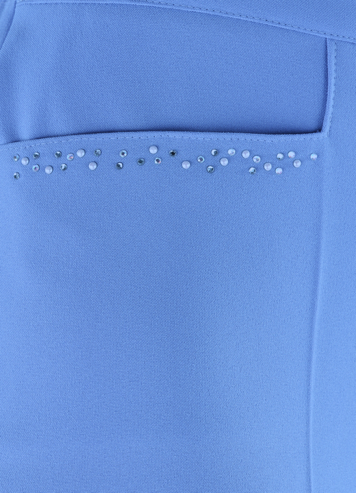 Hosen - Hose mit funkelndem Perlen- und Glitzersteinchenbesatz Ansicht 2 Hosen - Hose mit funkelndem Perlen- und Glitzersteinchenbesatz, in Größe 018 bis 245, in Farbe KOBALTBLAU Ansicht 2