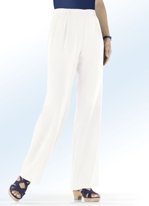 Hosen - Hose in bequemer Weite, in Größe 018 bis 052, in Farbe BEIGE Ansicht 3