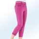 Hosen mit Knopf- und Reißverschluss - 7/8-lange Hose mit kontrastfarbenem Zierband – Farbe PINK – Ansicht 1 Hosen mit Knopf- und Reißverschluss - 7/8-lange Hose mit kontrastfarbenem Zierband, in Größe 017 bis 052, in Farbe WEISS – Farbe PINK – Ansicht 1