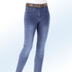Hosen mit Knopf- und Reißverschluss - Basic-Jeans – Farbe JEANSBLAU – Ansicht 1 Hosen mit Knopf- und Reißverschluss - Basic-Jeans, in Größe 017 bis 052, in Farbe HELLBLAU – Farbe JEANSBLAU – Ansicht 1