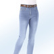 Hosen mit Knopf- und Reißverschluss - Basic-Jeans – Farbe HELLBLAU – Ansicht 1 Hosen mit Knopf- und Reißverschluss - Basic-Jeans, in Größe 017 bis 052, in Farbe GRAFIT – Farbe HELLBLAU – Ansicht 1