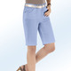 7/8-Hosen, Capris, Bermudas - Basic-Jeans-Bermudas, in Größe 034 bis 052, in Farbe WEISS