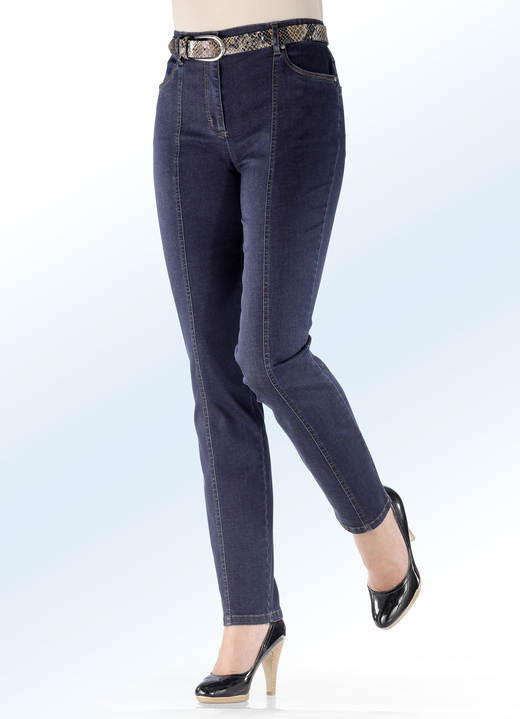 Hosen - Superbequeme Power-Stretch-Jeans, in Größe 018 bis 235, in Farbe DUNKELBLAU Ansicht 1