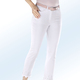 Hosen - 7/8-Hose mit trendig gestylten Beinabschlüssen – Farbe WEISS – Ansicht 1 Hosen - 7/8-Hose mit trendig gestylten Beinabschlüssen, in Größe 017 bis 050, in Farbe SCHWARZ – Farbe WEISS – Ansicht 1