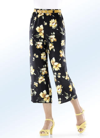 Culotte mit schöner Floral-Dessinierung