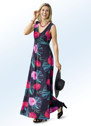 Kleid mit attraktivem Floraldruck