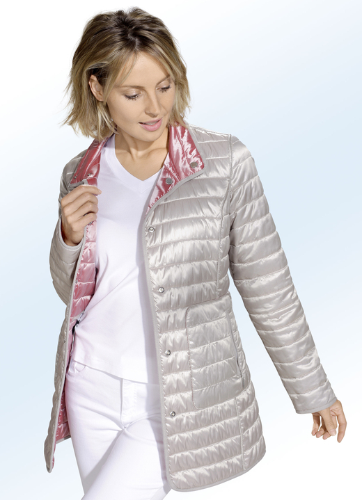 - Funktions-Wendejacke mit umschlagbaren Ärmeln, in Größe 036 bis 054, in Farbe ROSENQUARZ-BUNT Ansicht 2